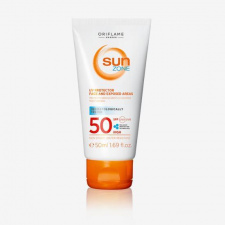 „Sun Zone“ UV apsauga veidui ir pažeidžiamiausioms vietoms su didele SPF50 apsauga ORIFLAME, 50 ml 